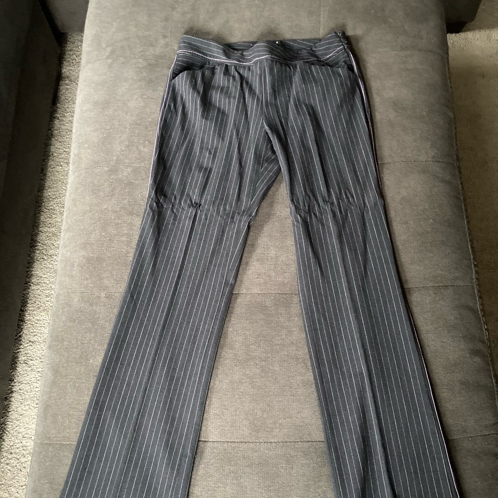 Gray Pinstripe Trousers